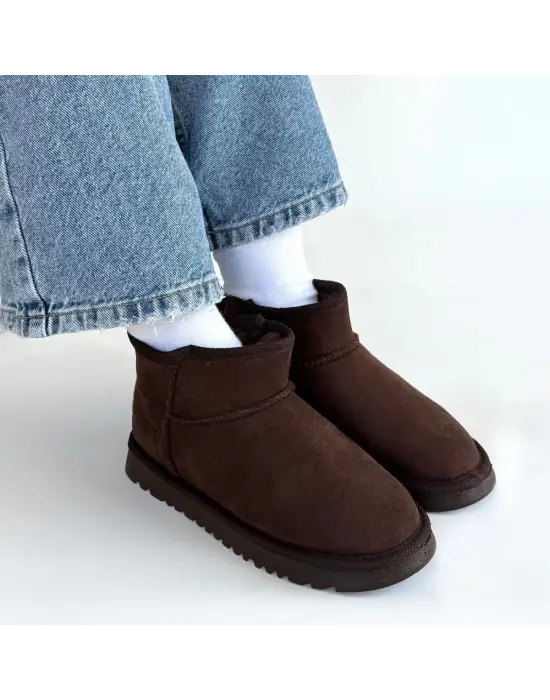 Elsa Kahverengi Süet Bot