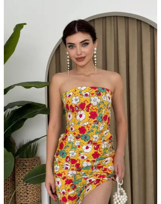 Emelıe Straplez Elbise