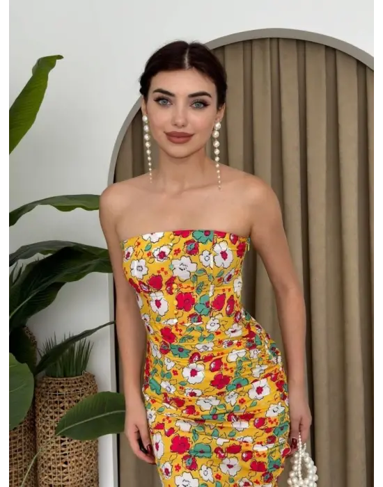 Emelıe Straplez Elbise