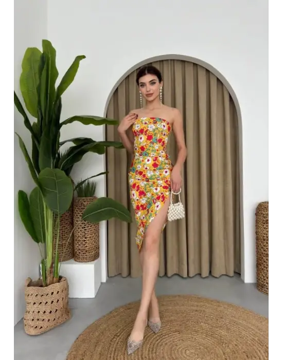 Emelıe Straplez Elbise