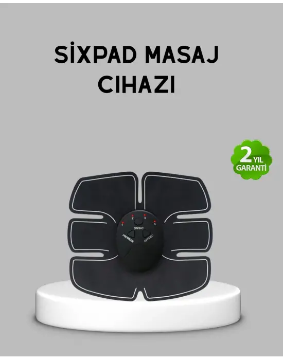 Ems Göbek Ve Kol Kas Uyarıcı Cihaz 6 Modlu Elektronik Vücut Şekillendirici