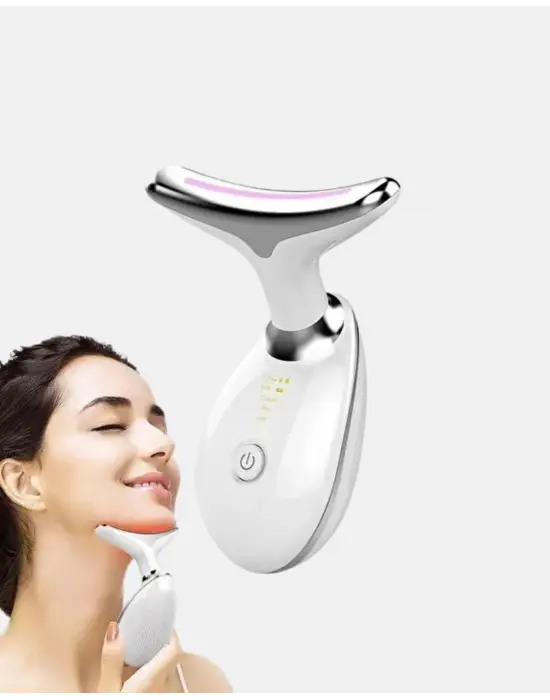 Ems Mikro Akım Yüz Ve Boyun Sıkılaştırıcı Cihaz 7000 Vpm Titreşim Isı Terapili