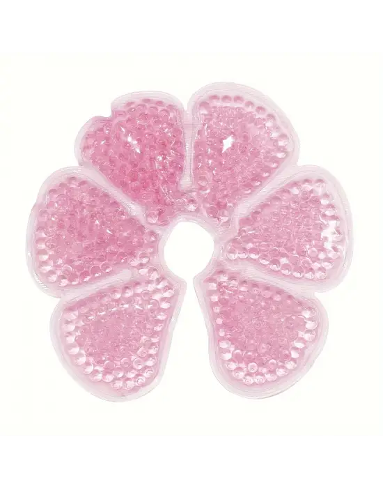 Omarı Sıcak ve Soğuk Kullanıma Uygun Jel Göğüs Pedi - Konfor ve Destek Sağlayan Emzirme Pedi (Pembe)