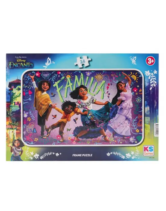 Omarı Çocuklar İçin Eğlenceli 24 Parça Aile Temalı Bulmaca Puzzle