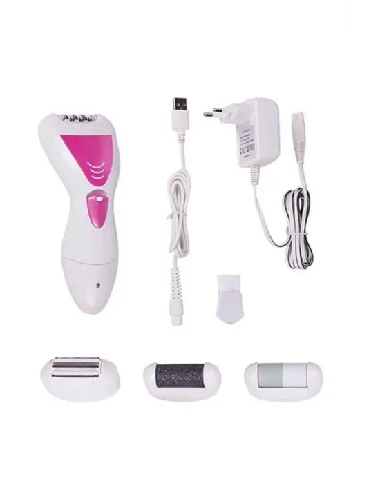 Epilatör Cihazı Epilasyon Aleti Çoklu Başlık Seçeneği Ayak Törpüsü