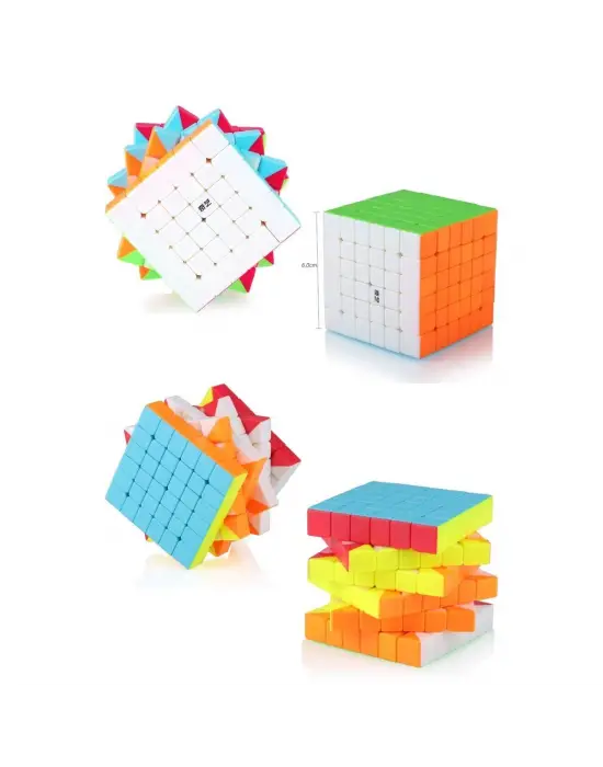 Omarı Hızlı Dönüşüm Speed Küpü 6x6 Hızlı Çözüm İçin