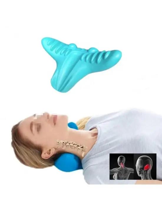 Omarı Ergonomik Boyun Masajı Yastığı – Omurilik Destekli Ortopedik Yastık