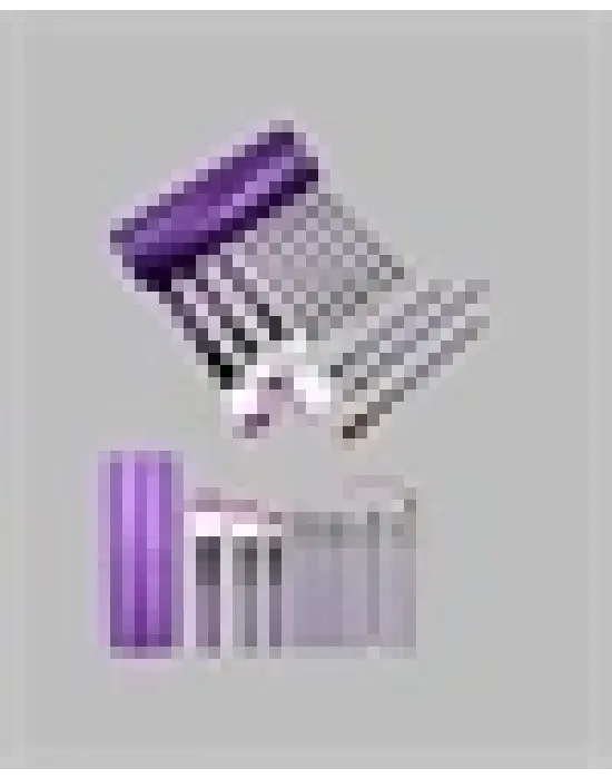 Ergonomik Saplı Fiber Kıllı 12li Makyaj Fırça Takımı Göz Ve Ten Makyajı İçin Uygun