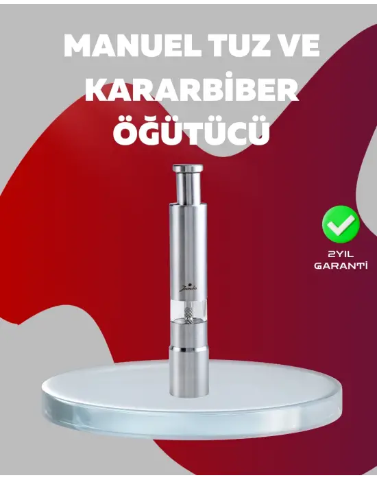 Ergonomik Tasarımlı, Nem Geçirmez Kapaklı Baharat Öğütücü
