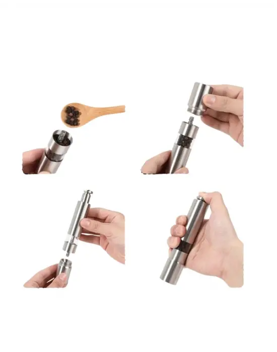 Ergonomik Tasarımlı, Nem Geçirmez Kapaklı Baharat Öğütücü