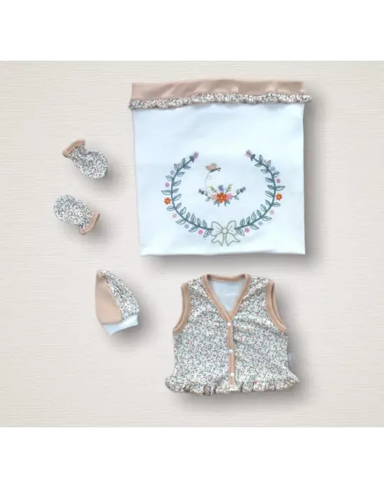 Zarif Kız Bebek 10lu Zıbın Takımı