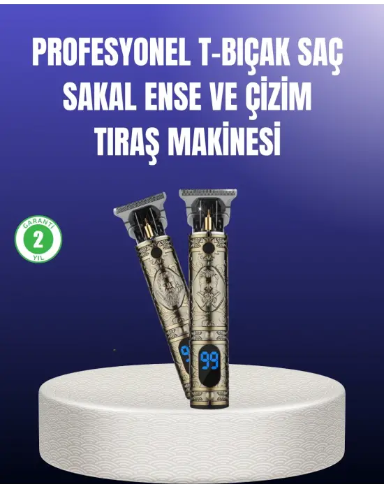 Erkek Bakım İçin Profesyonel Şarjlı Tıraş Makinesi