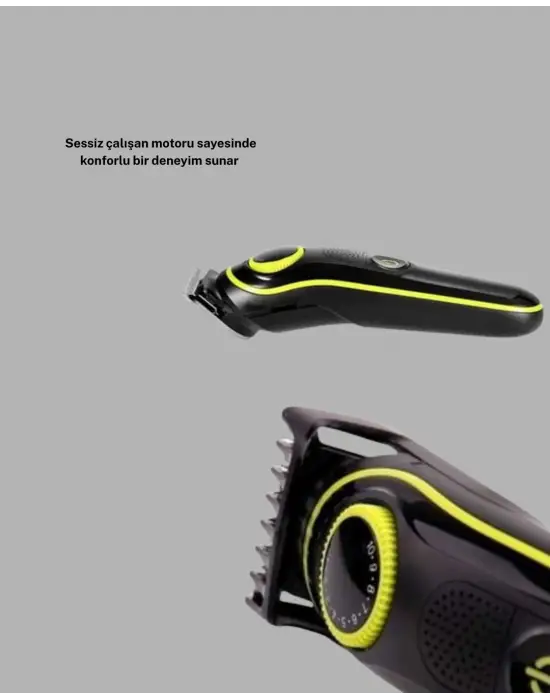 Erkek Bakım Seti – Kablosuz Şarjlı Tıraş Makinesi, Su Geçirmez Ve Sessiz Motorlu