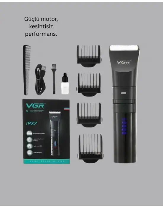 Erkek Saç Ve Sakal Kesme Makinesi – Su Geçirmez, Sessiz Motorlu