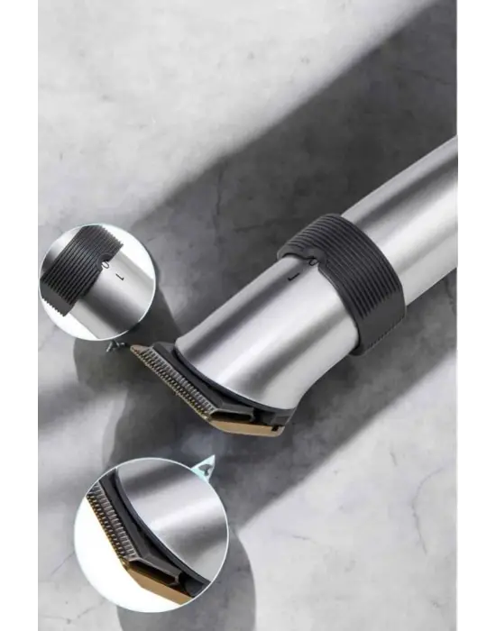 Erkeklere Özel Şarjlı Saç Ve Sakal Kesme Tıraş Makinesi Seti