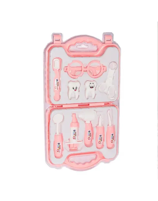 ERN-2039 HEROES TOYS ÇANTALI KIZ DİŞÇİ SETİ