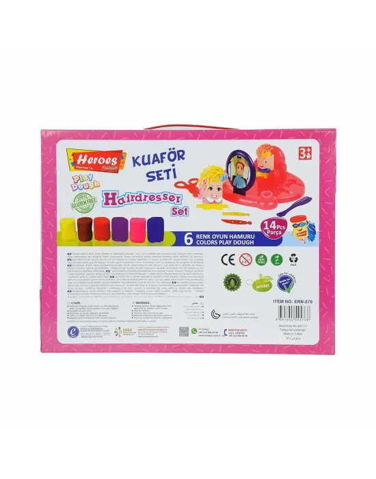 Omarı Kuaför Oyun Hamuru Seti - Yaratıcı Çocuklar İçin Eğlenceli Set