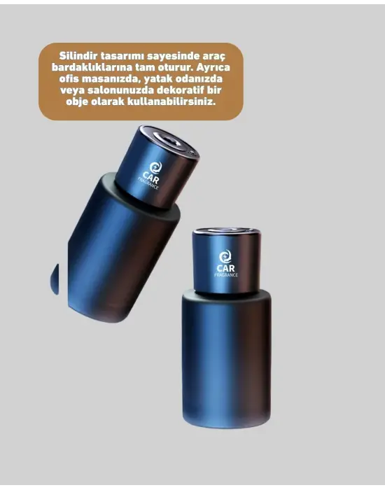 Esanslı Şarjlı Oto Koku Cihazı Bardaklık Uyumlu