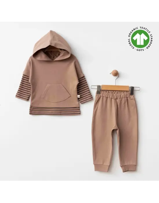 Eslenza Baby Organik 2li Takım 0051 Kahve