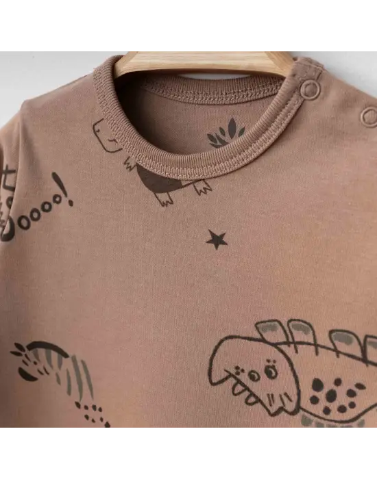 Eslenza Baby Organik 2li Tulum 0049 Kahve