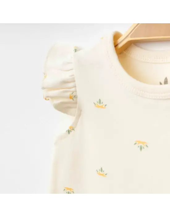 Eslenza Baby Şort Tulum 0044 Bej