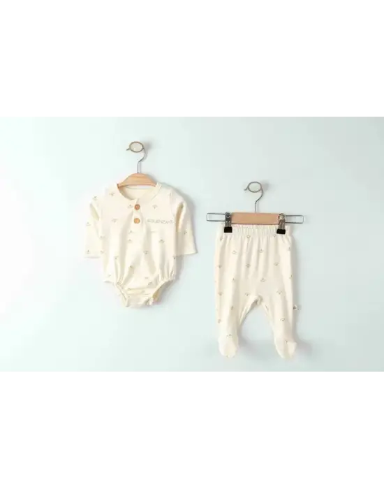 Eslenza Baby Zıbın Takım 0002 Bej