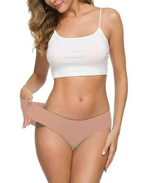 Omarı Esnek Kadın Dikişsiz Lazer Kesim Külot