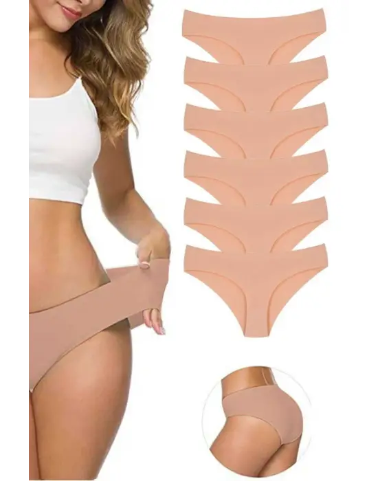 Esnek Kadın Dikişsiz Külot Seti