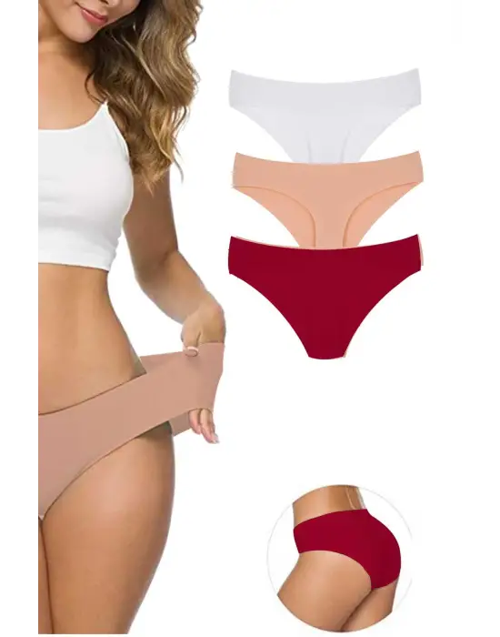 Omarı Esnek Ve İz Bırakmayan Kadın Külot Seti