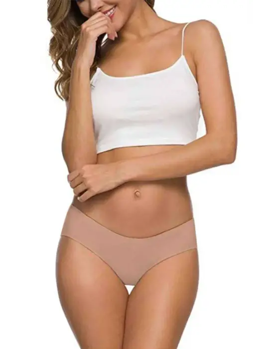 Esnek Kadın Lazer Kesim Dikişsiz Külot Seti