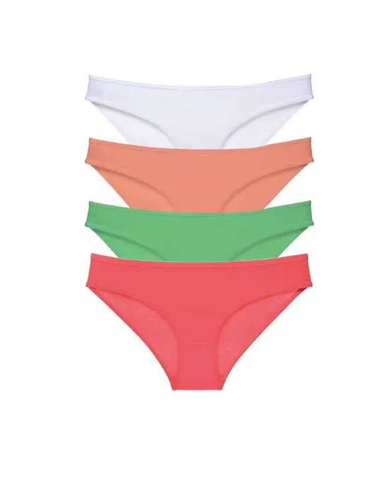 Omarı Likralı Kadın Slip Külot Seti