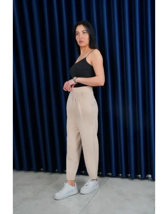 Omarı Esnek ve Rahat Havuç Pantolon