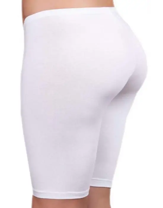 Omarı Yaz Modası Kadın Beyaz Kısa Tayt