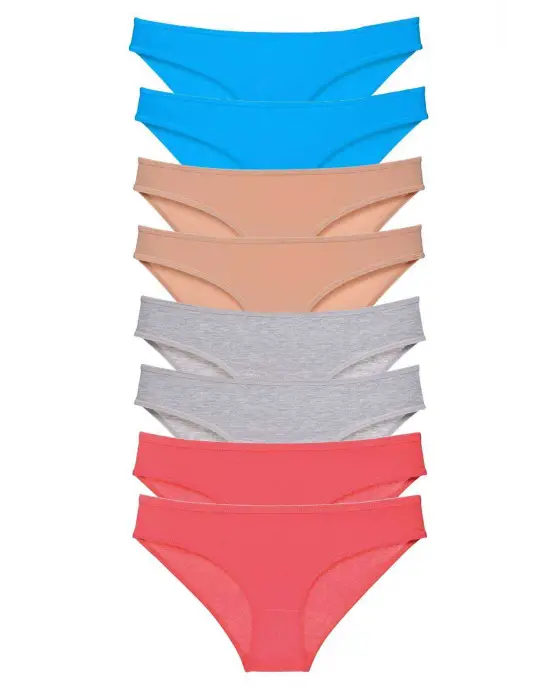 Omarı Süper Eko Set Likralı Kadın Slip Külot Seti