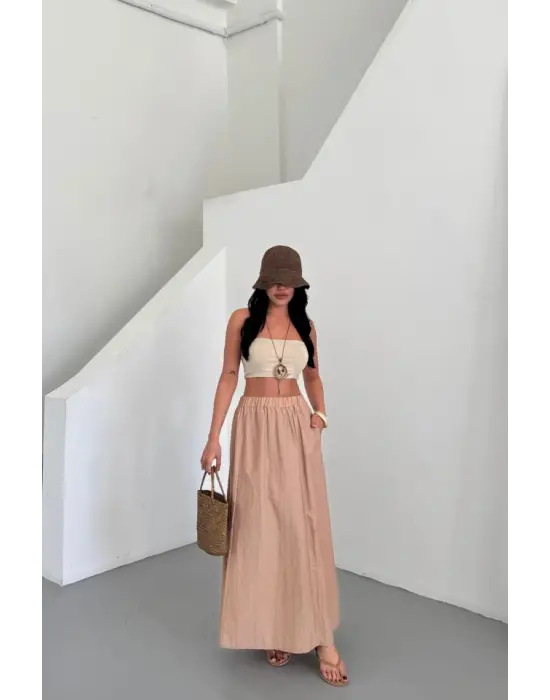 ETEK ŞANEL BOY SOFT KUMAŞ - Bej