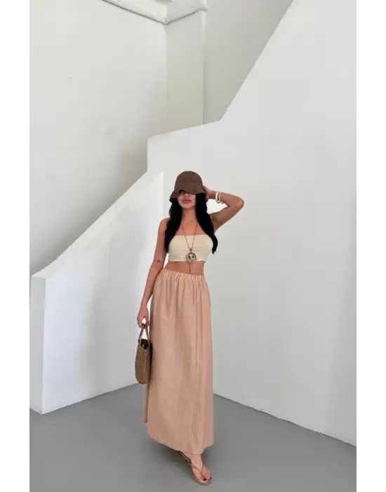 ETEK ŞANEL BOY SOFT KUMAŞ - Bej