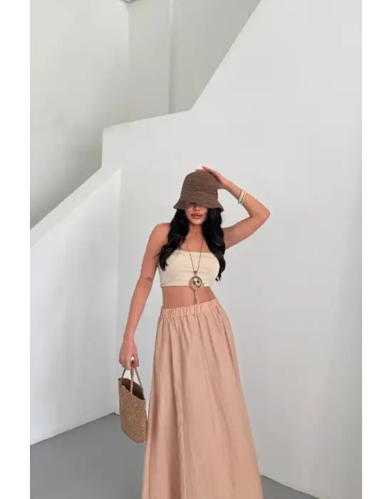 ETEK ŞANEL BOY SOFT KUMAŞ - Bej