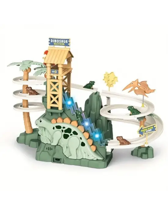 Omarı Eğlenceli Dinazorlu Kaydırak Seti