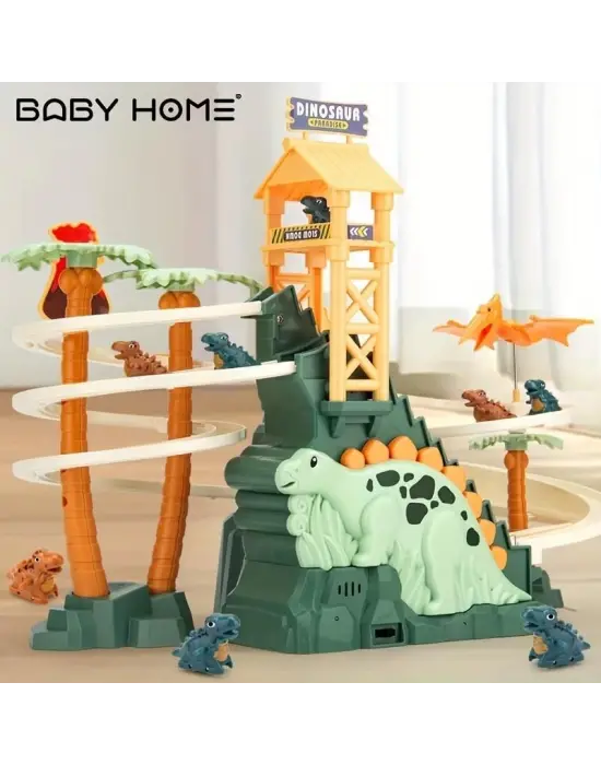 Omarı Eğlenceli Dinazorlu Kaydırak Seti