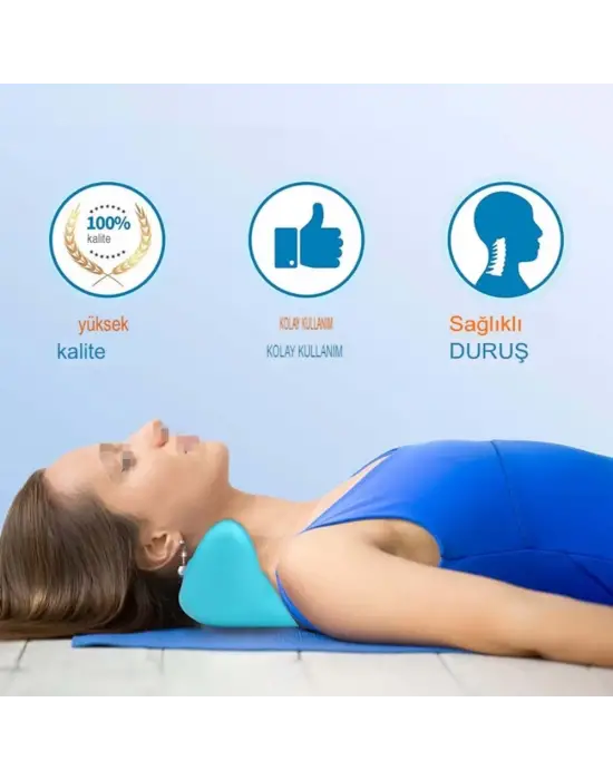 Omarı Ergonomik Boyun Masajı Yastığı – Omurilik Destekli Ortopedik Yastık