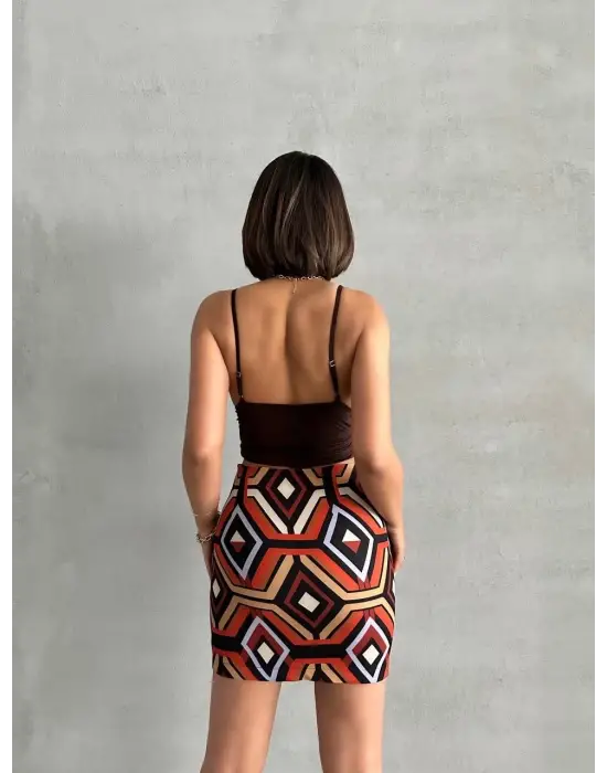Zarif Etnik Desen Etek