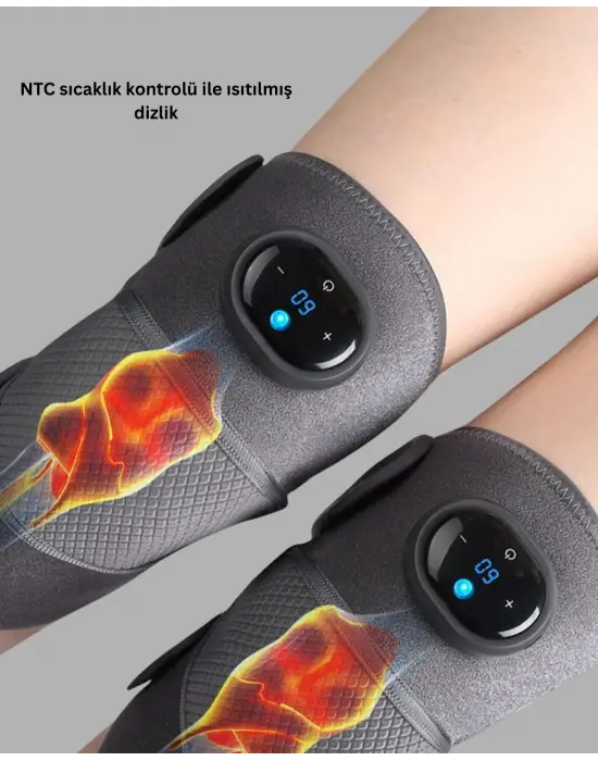 Ev Tipi Isı Ve Titreşim Destekli Diz Masaj Aleti