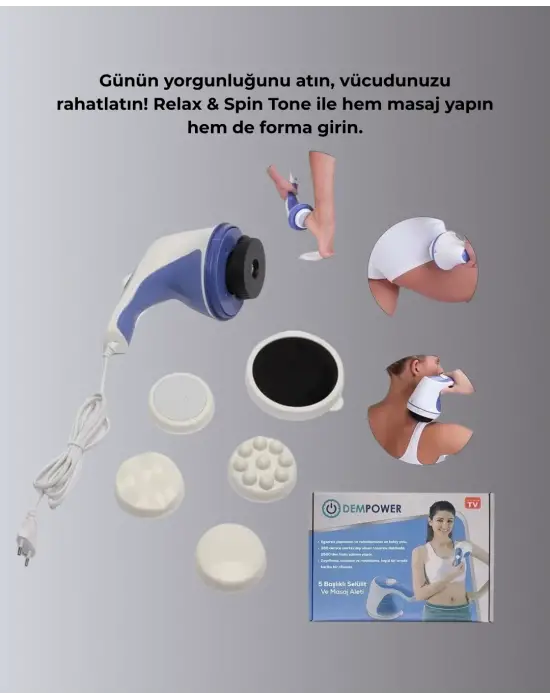 Ev Tipi Profesyonel Masaj Aleti – Tüm Vücut İçin Uygun