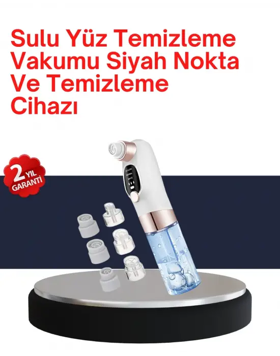 Evde Kolay Kullanım İçin Şarjlı Siyah Nokta Temizleme Aleti