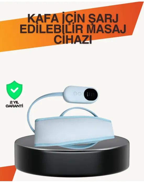 Evde Spa Etkisi Sunan Isıtmalı Baş Masaj Cihazı