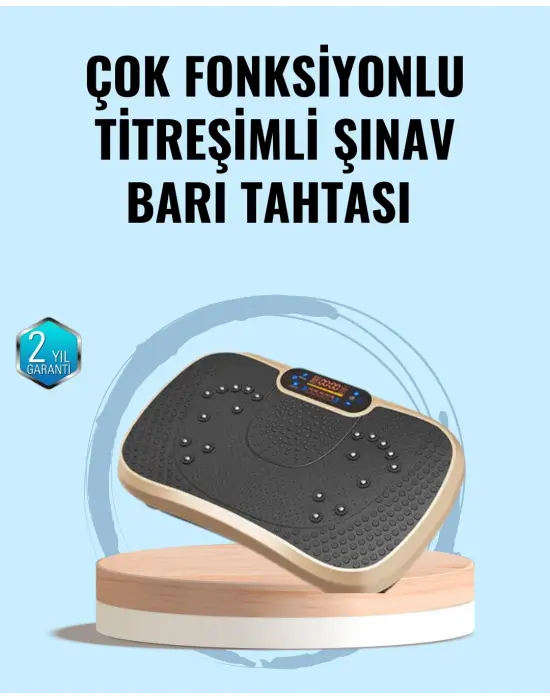 Evde Spor İçin Titreşimli Plate Fitness Platformu