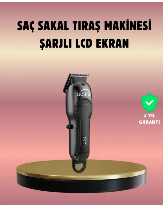 Evde Ve Profesyonel Kullanıma Uygun Turbo Modlu Tıraş Makinesi
