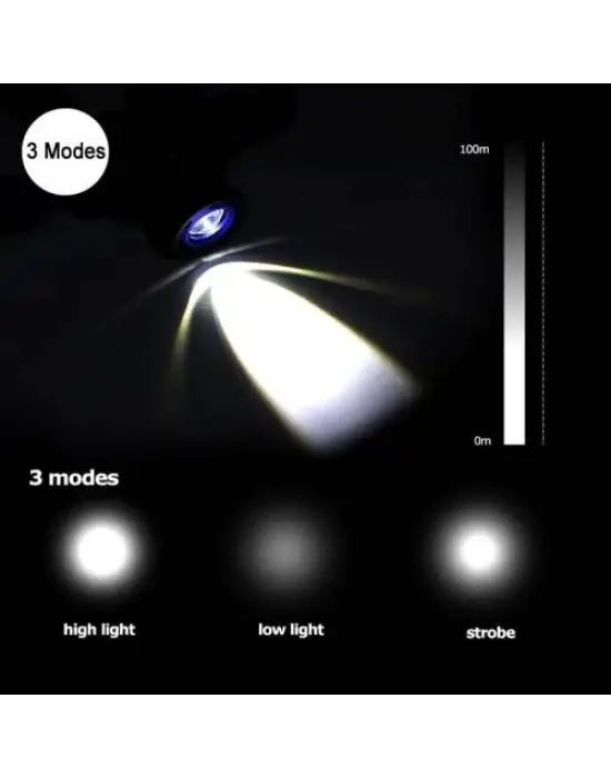 F-323 Q5 Led Lityum Polimer Su Geçirmez Şarjlı Kafa Feneri