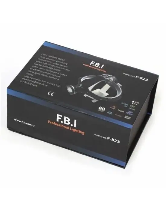 F-823 Xlm T6 Led Su Geçirmez Şarjlı Kafa Lambası