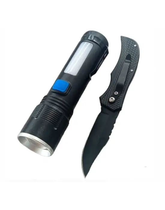 F-91 Zoomlu Xhp-50 Güçlü Işık Taşıma Çantalı 2,li Set